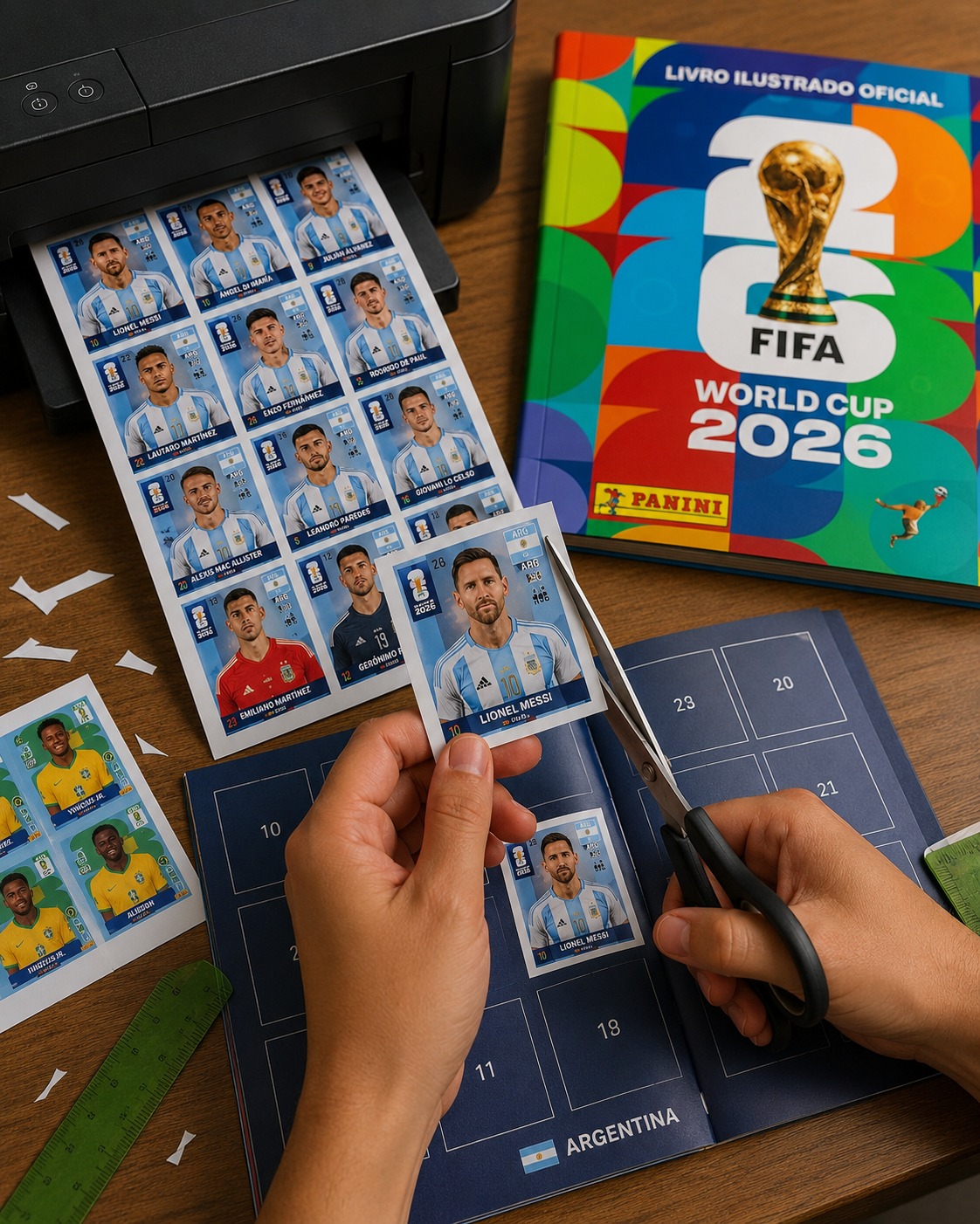 Pack de +900 figurinhas da Copa em PDF